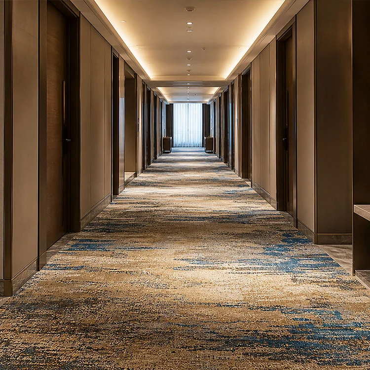 Prémium Hotel Folyosó Nyomtatott faltól falig szőnyeg